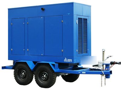 Дизельный генератор АД-400С-Т400-1РМ17, кожух на прицепе, 400 кВт